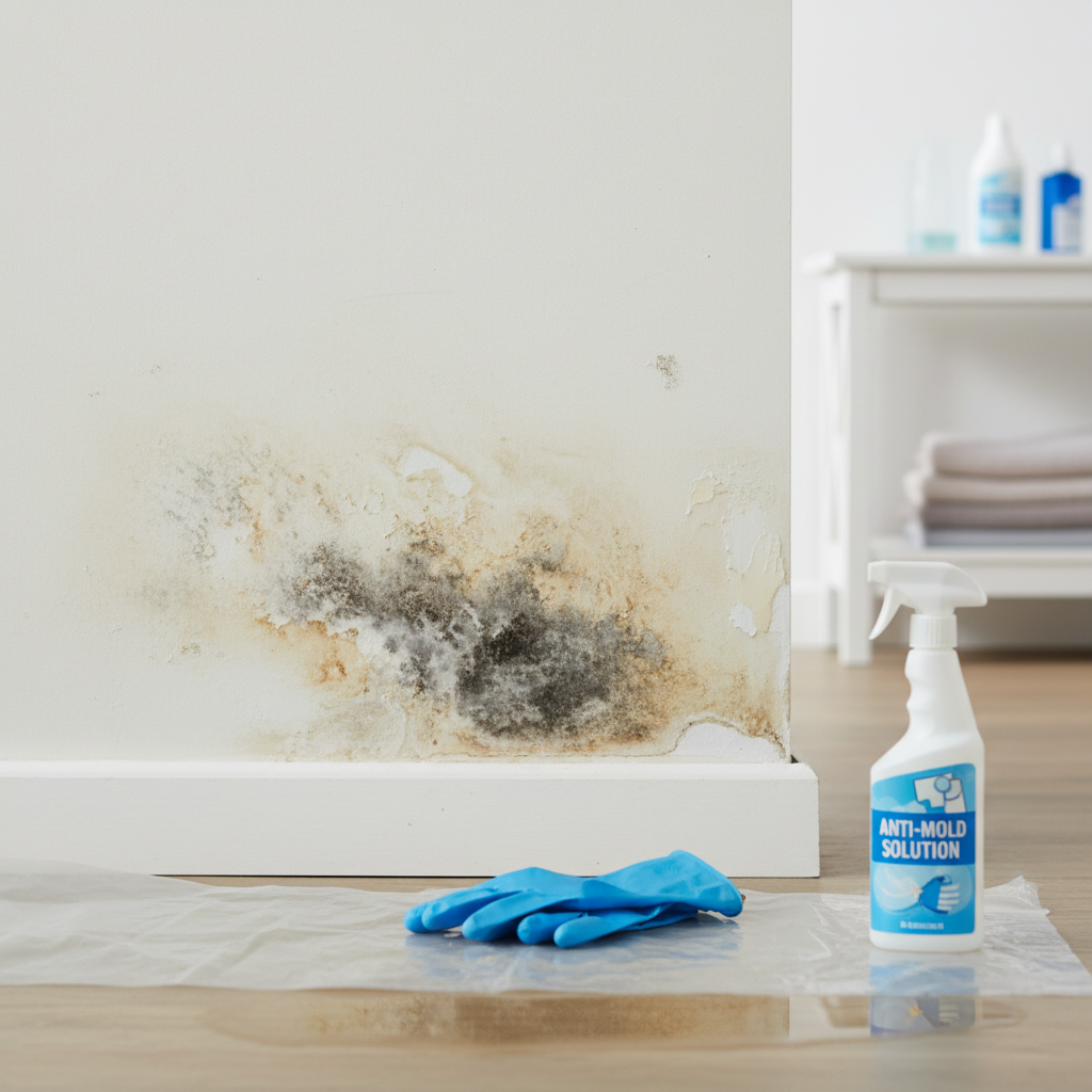 Best Way to Clean Black Mould Off Walls in the UK